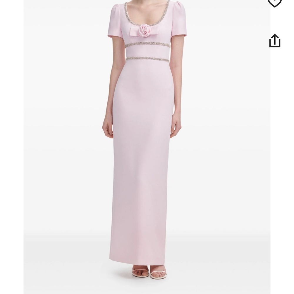 Elegant Pink Evening Gown